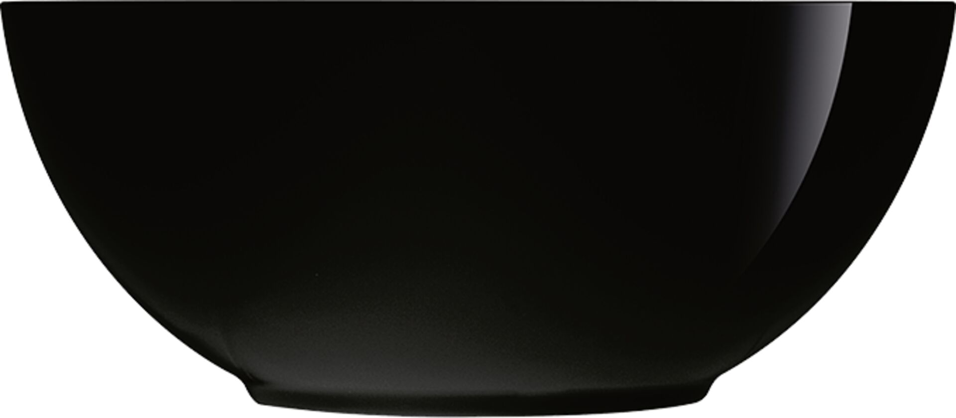 Hartglasgeschirr "Evolution" schwarz Schale Ø14,5 cm