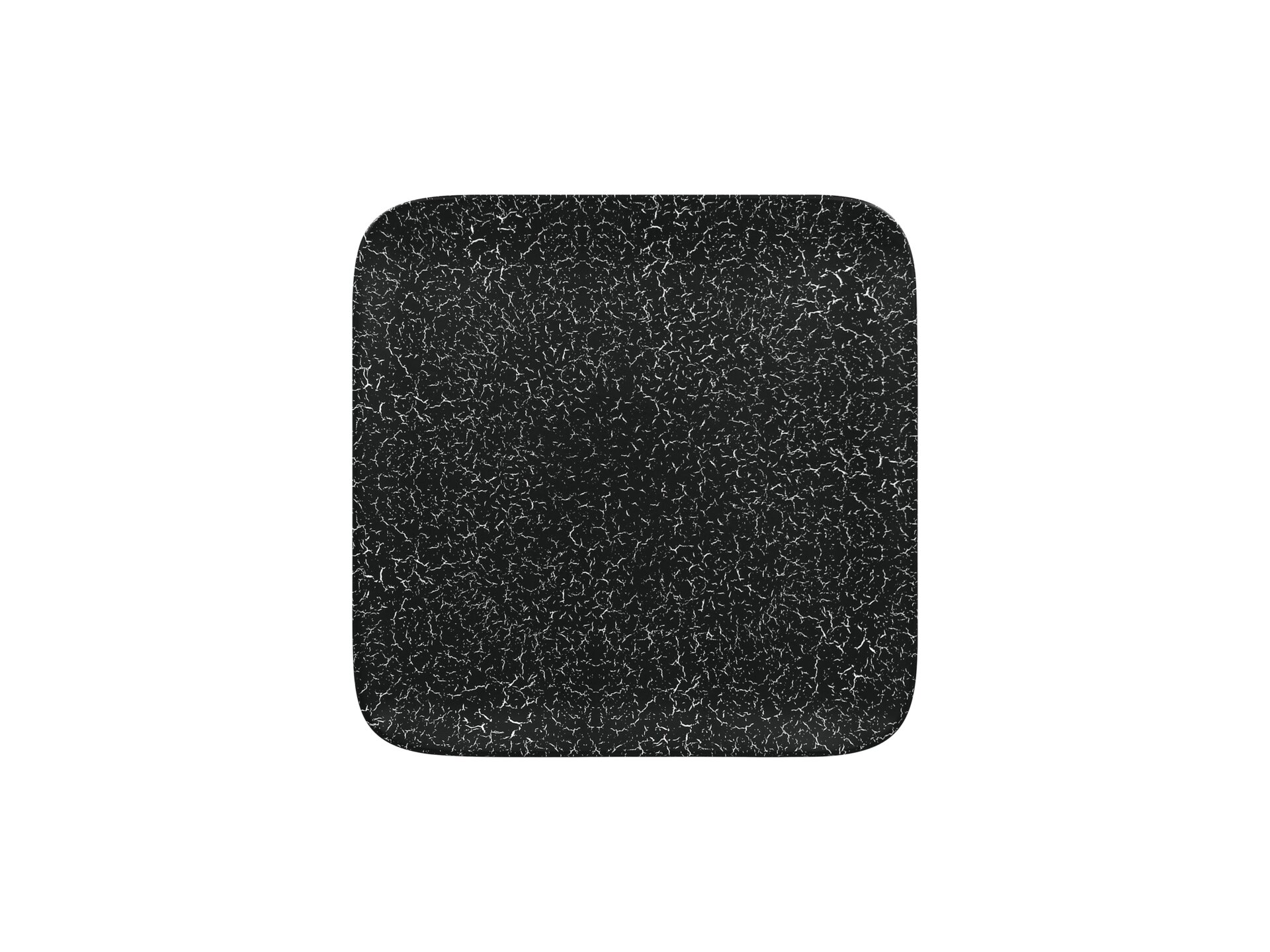 Teller quadratisch 240 x 240 mm schwarz