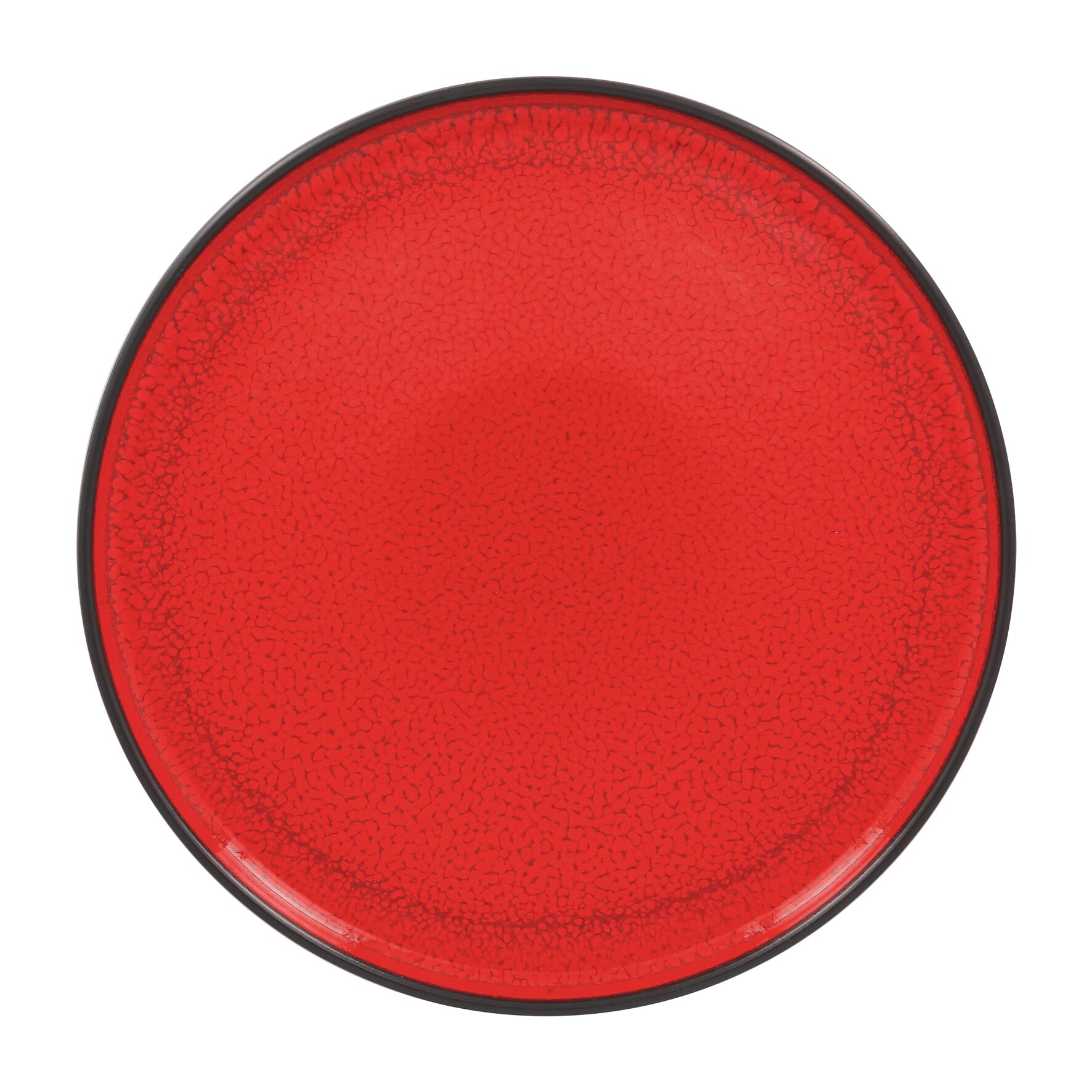 Teller flach ohne Rand 270 mm rot auch als Deckel für Teller tief FRNODP27