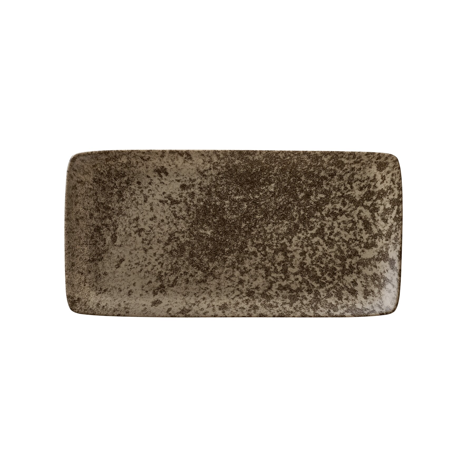 Platte rechteckig 305 x 150 mm dark brown