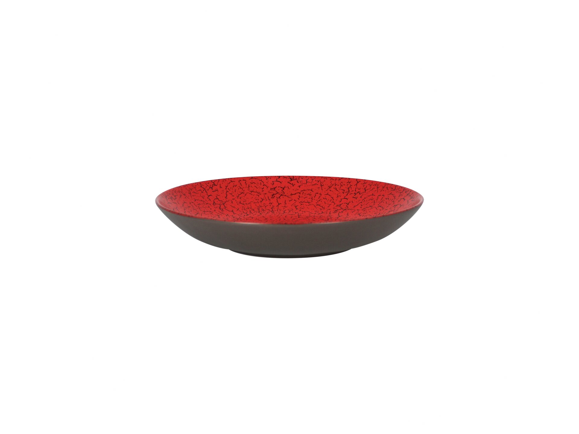 Coupteller tief 230 mm rot