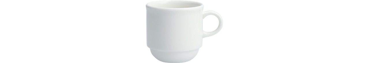 Espressotasse stapelbar 63 mm / 0,11 l weiß Snow