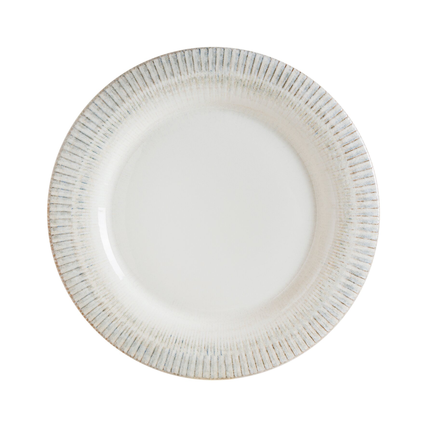 Albus Teller flach 280 mm creme Galata
