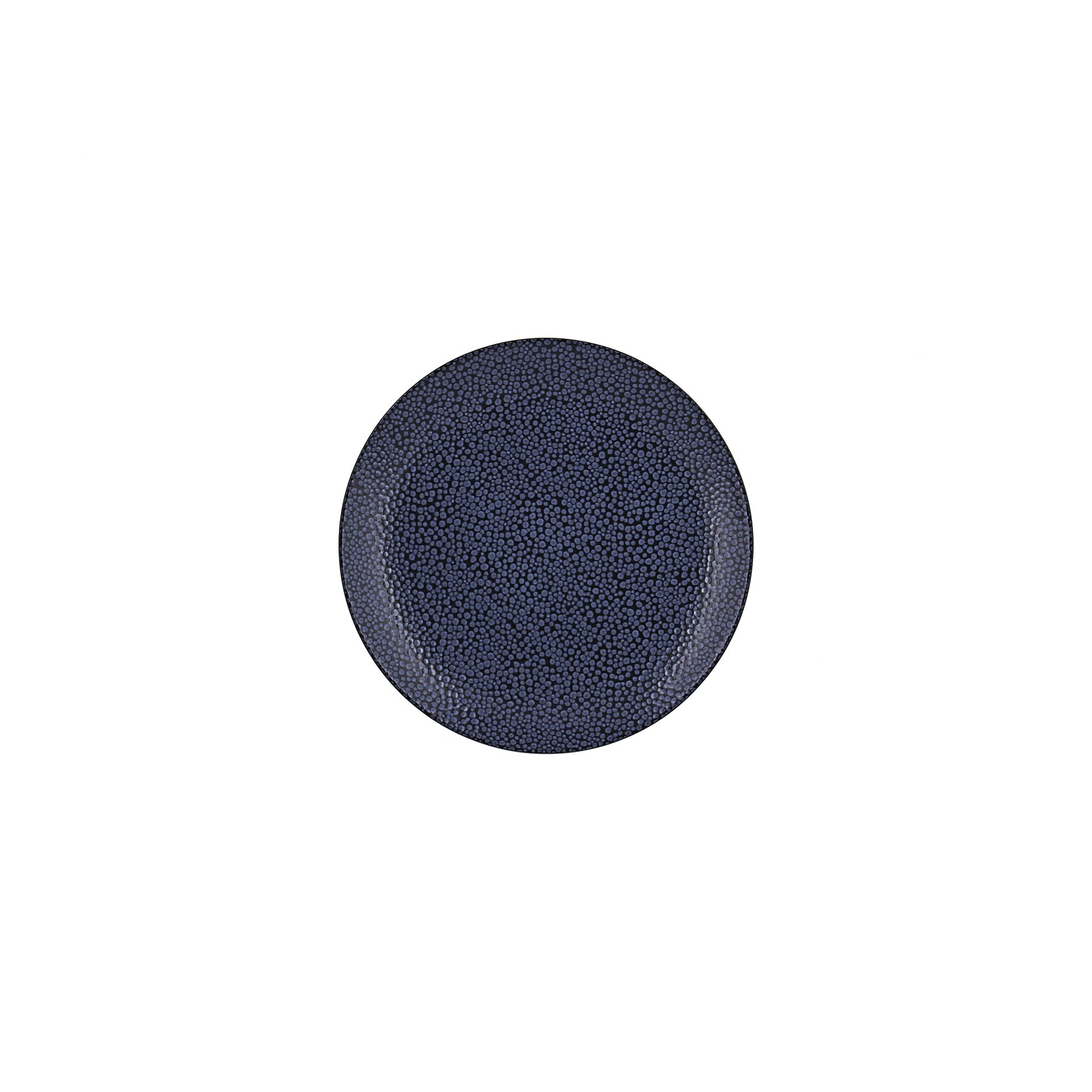 Coupteller flach rund 160 mm dark