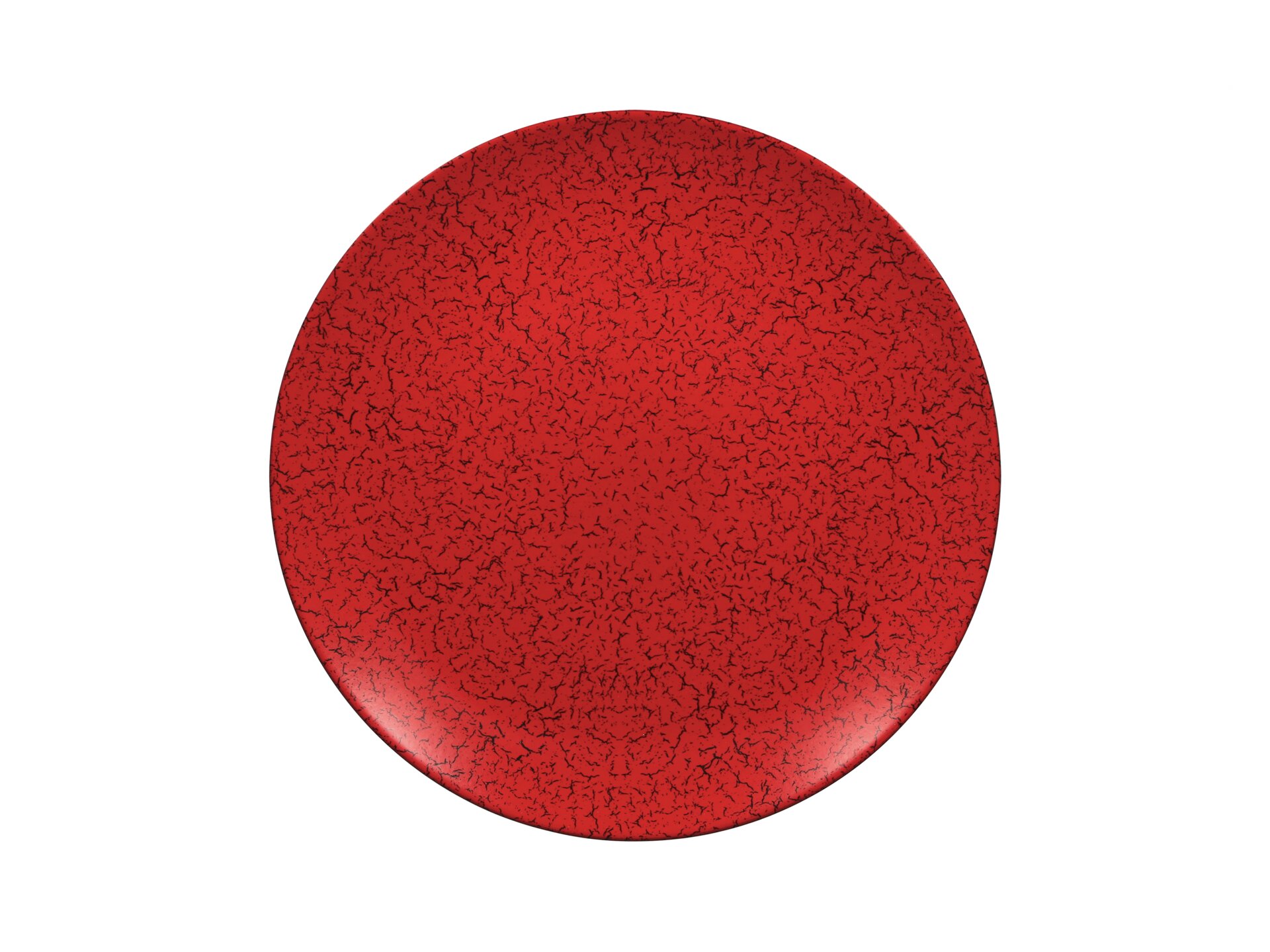 Coupteller flach 310 mm rot