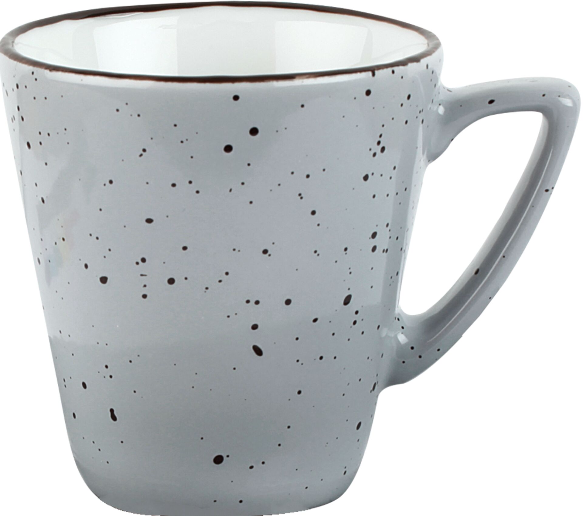 Porzellanserie "Granja" grau Tas se obere Kaffee Grande