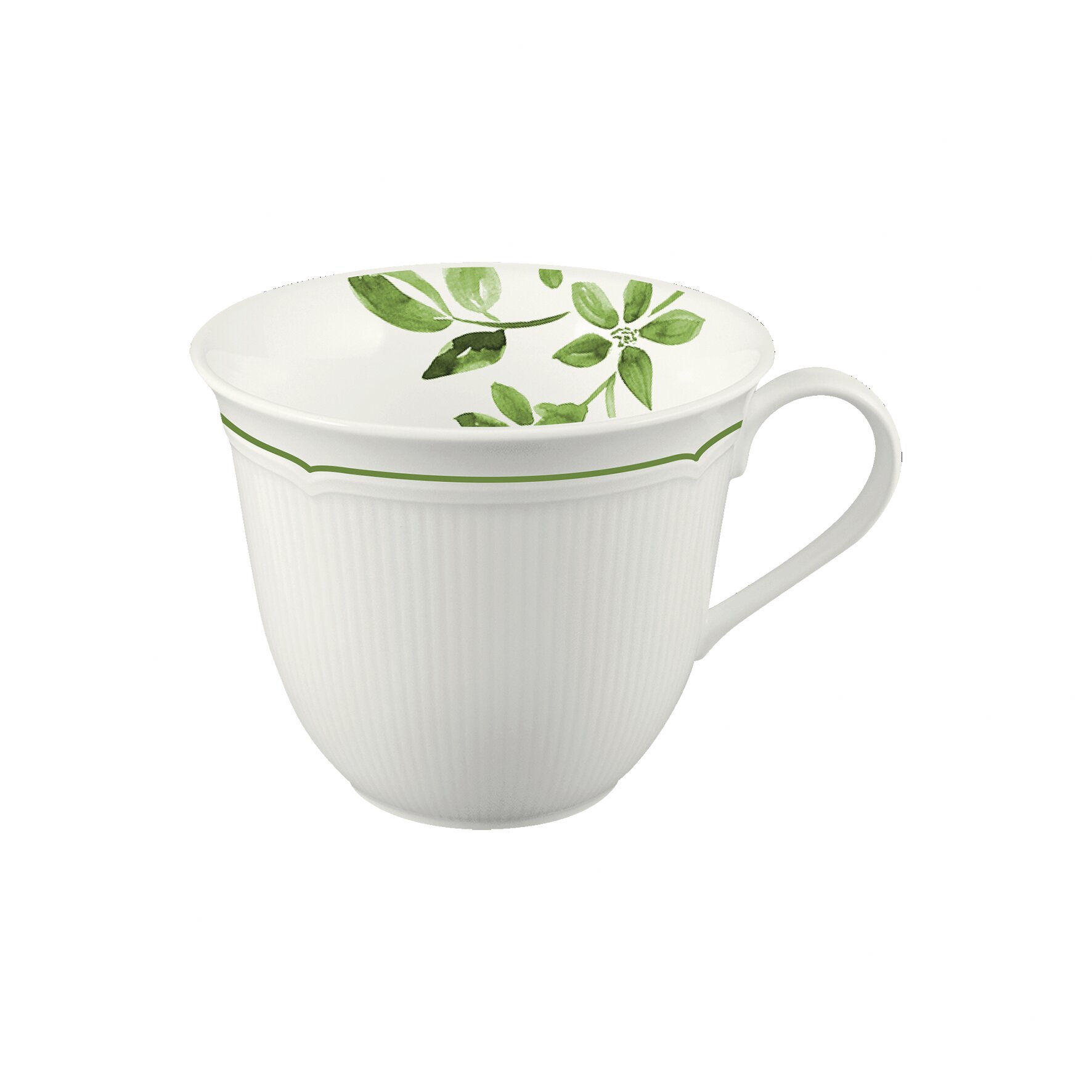 Tasse mit Relief 98 mm / 0,30 l green Floral Charm