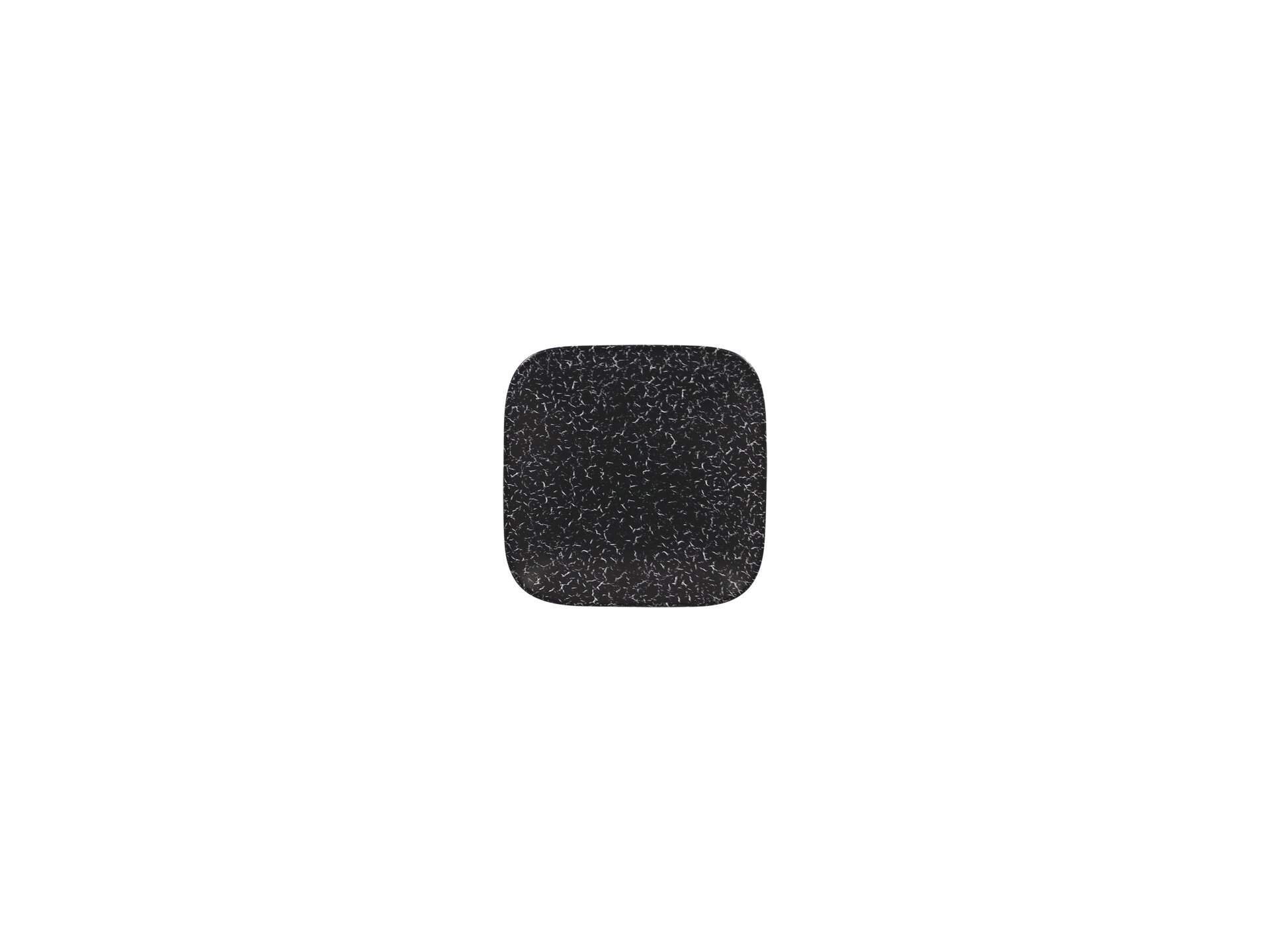 Teller quadratisch 110 x 110 mm schwarz