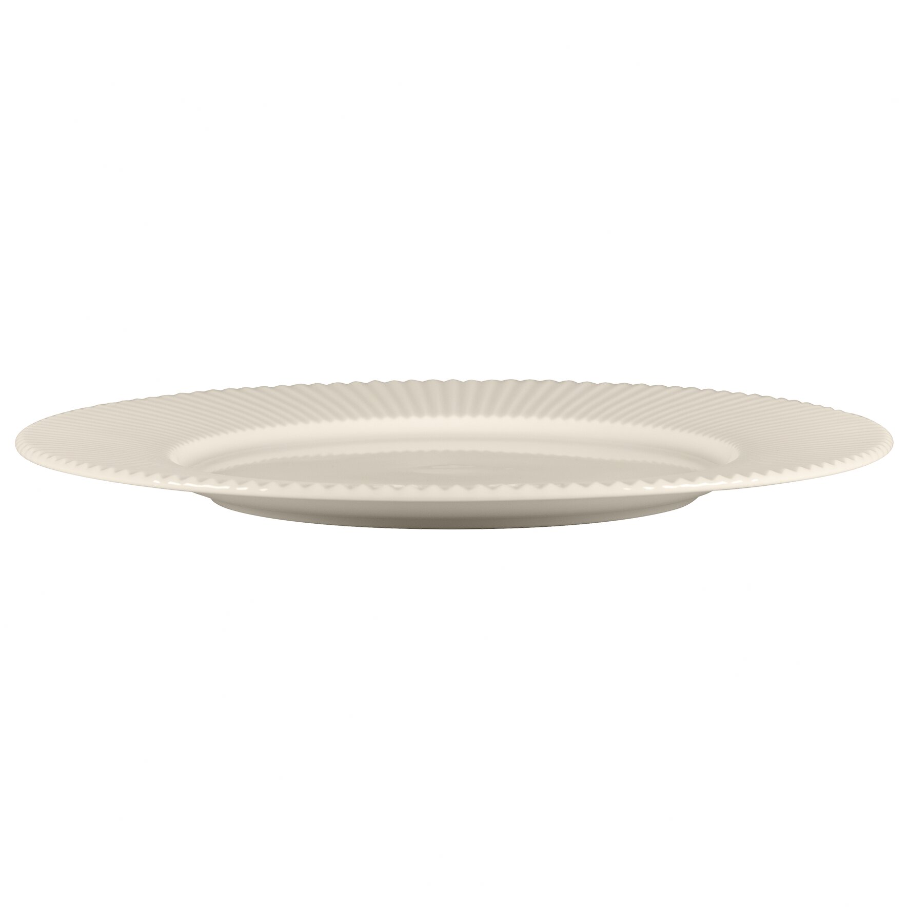 Teller flach rund mit Rand 315 mm weiß Spectra