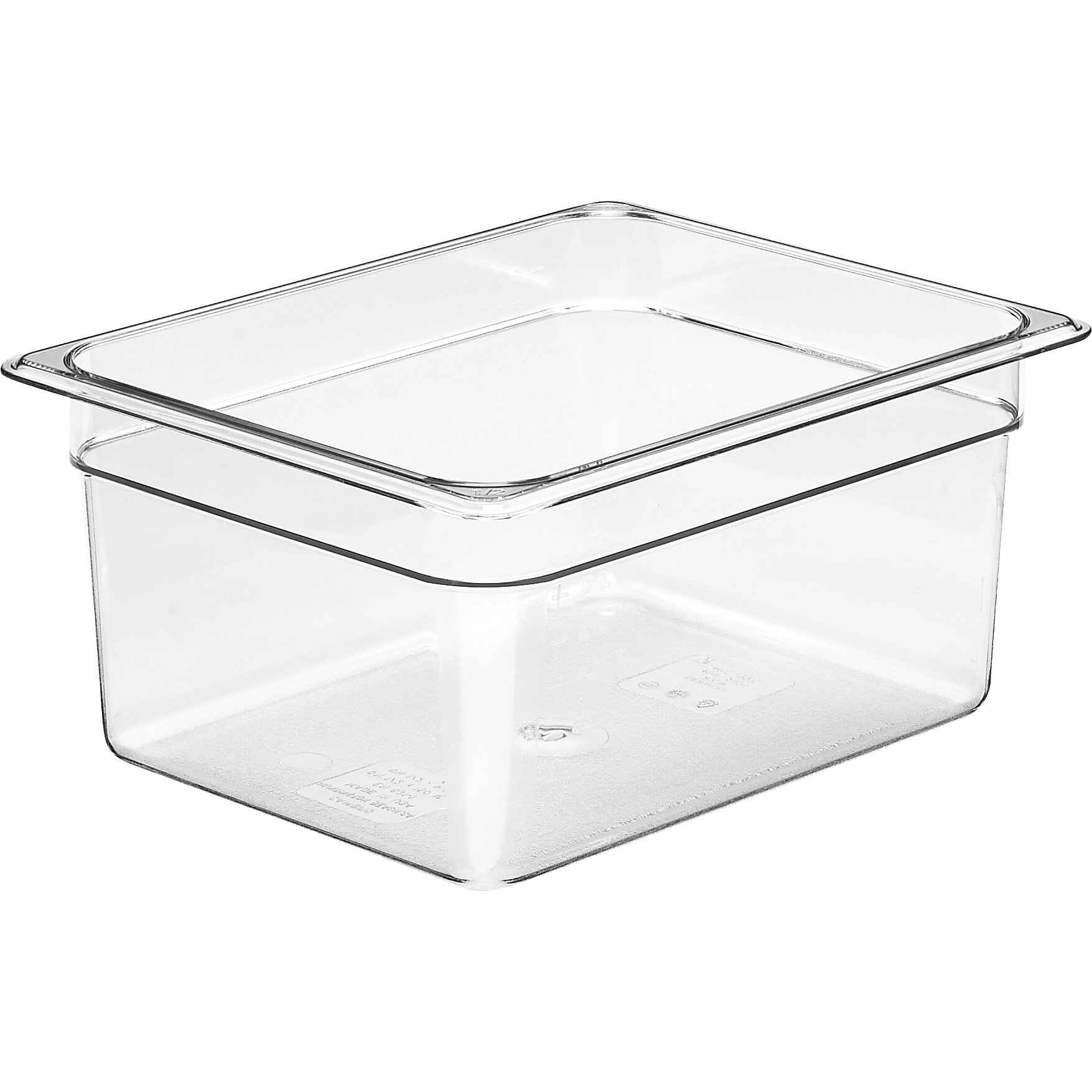 GN-Behälter GN 1/2 325 x 265 x 150 mm Copolymer BPA-frei transparent black