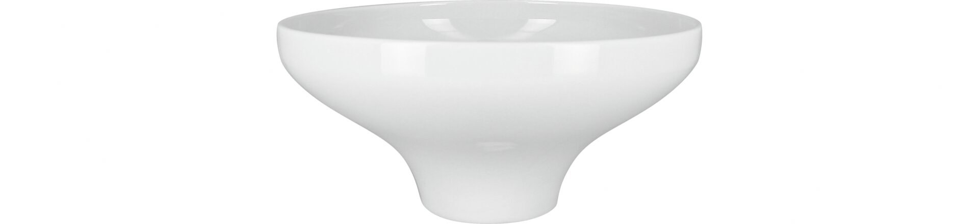 Schale rund 182 mm / 0,95 l plain-white auch als Cloche für Bambusdämpfer 180 mm Moon