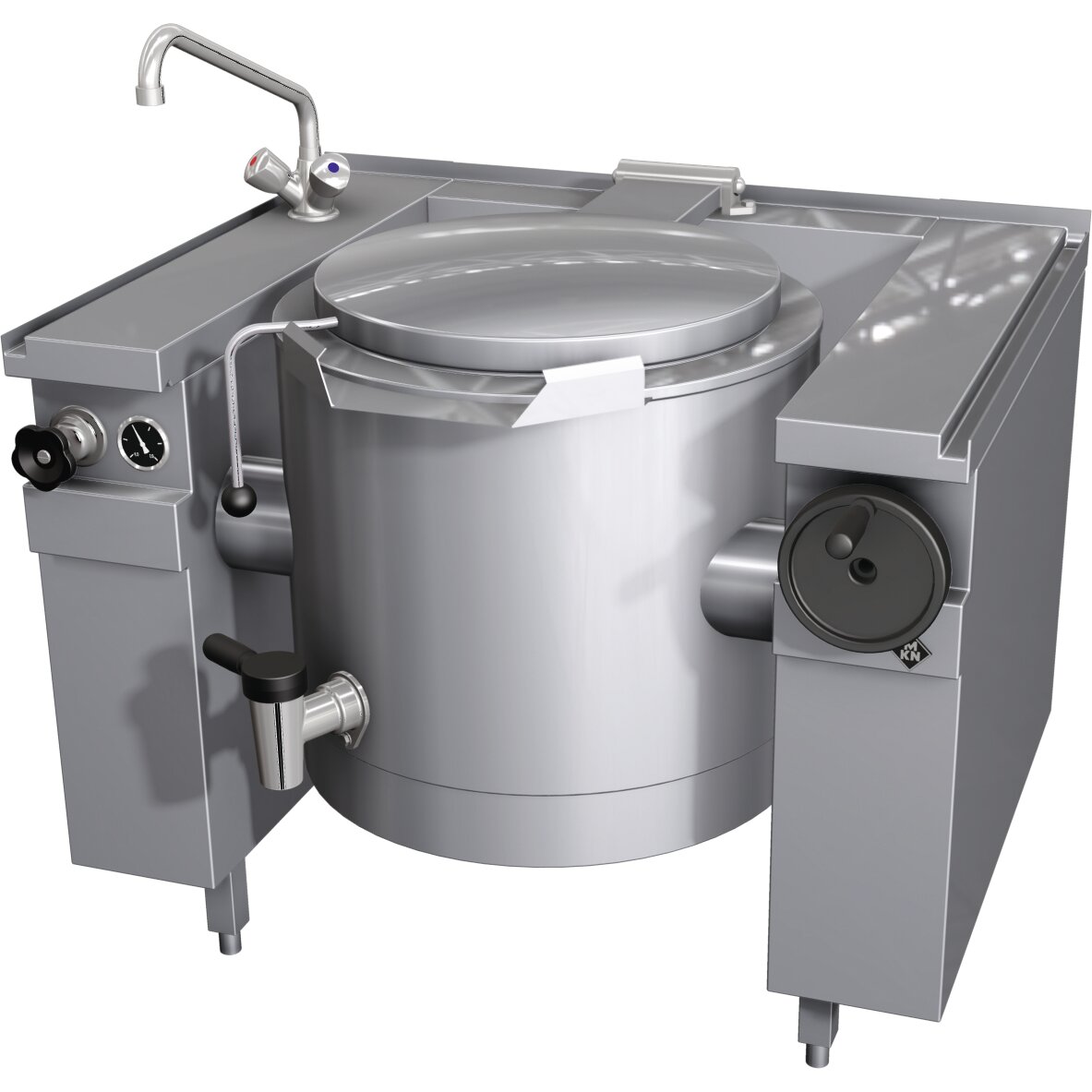 Dampf-Kipp Schnellkochkessel 60,00 l Handkippung / Optima 850
