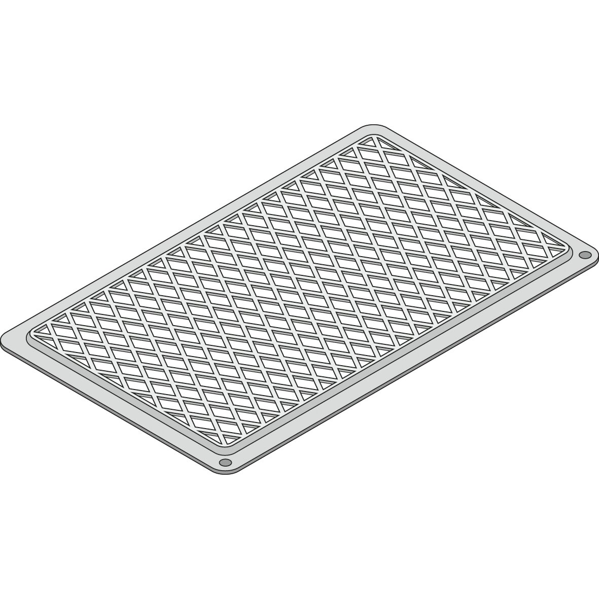 Kreuz- und Streifen-Grillrost GN 1/1 /  530 x 325 mm / TriLax