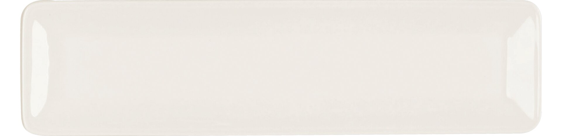 Platte lang rechteckig 400 x 105 x 30 mm crème