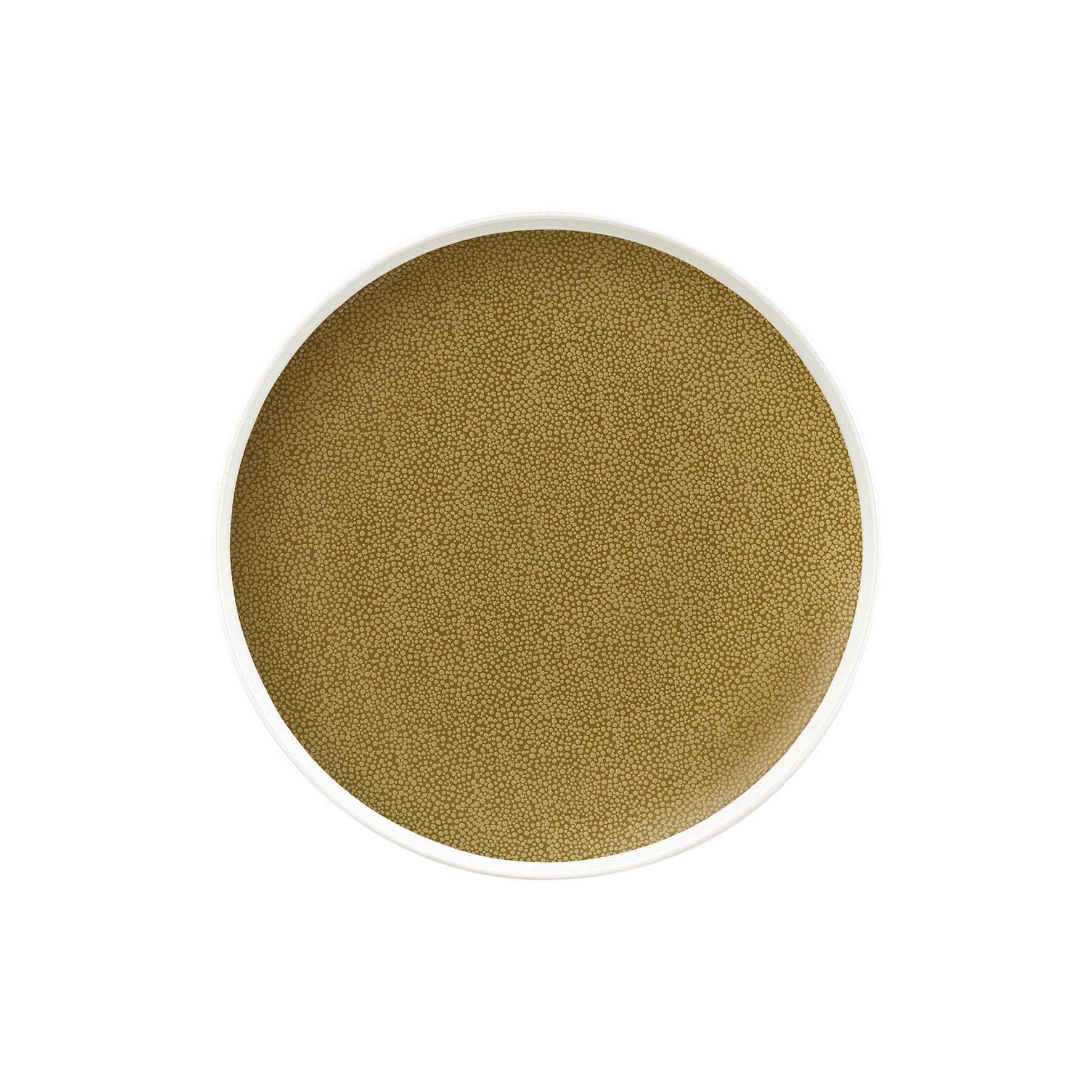 Coupteller flach 257 mm olive