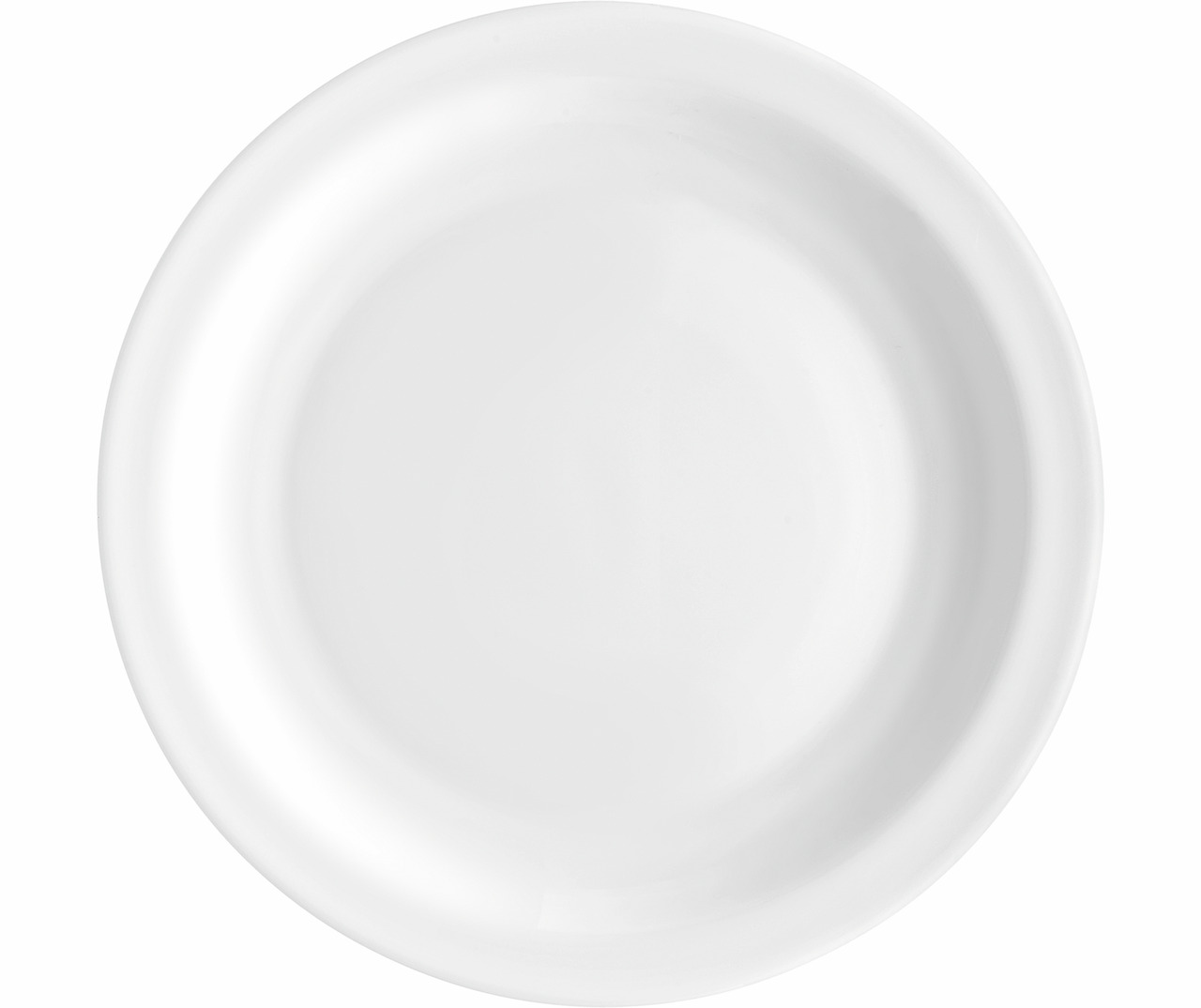 Teller flach 235 mm weiß Careware Sicura White