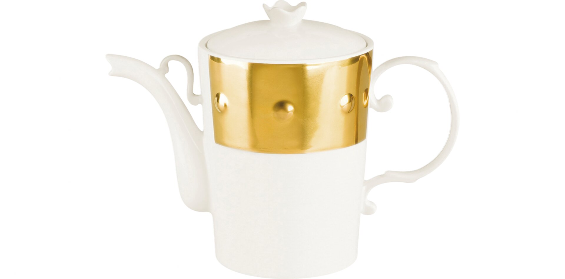 Kaffeekanne mit Deckel Princess Golden 135 mm / 1,60 l crème Golden Ultra