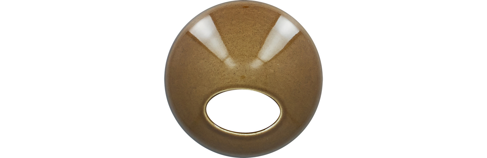 Deckel gewölbt ashore 145 mm caramel