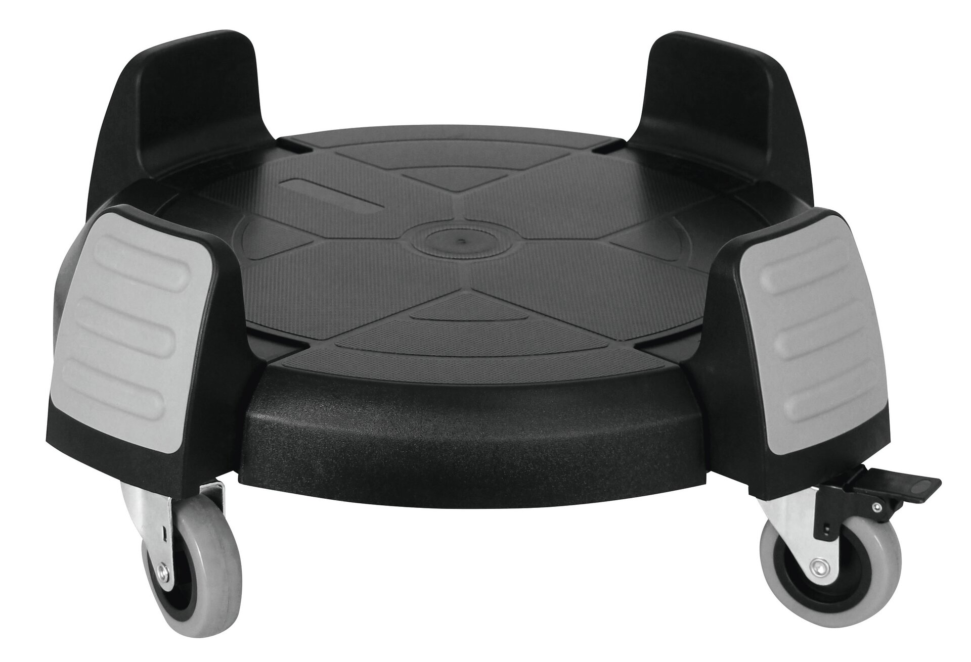 Rollwagen für Abfalleimer grau 861096, 861097 / 435 x 435 x 225 mm