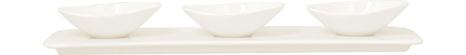 Schale shaped 100 x 75 mm / 0,06 l plain-white