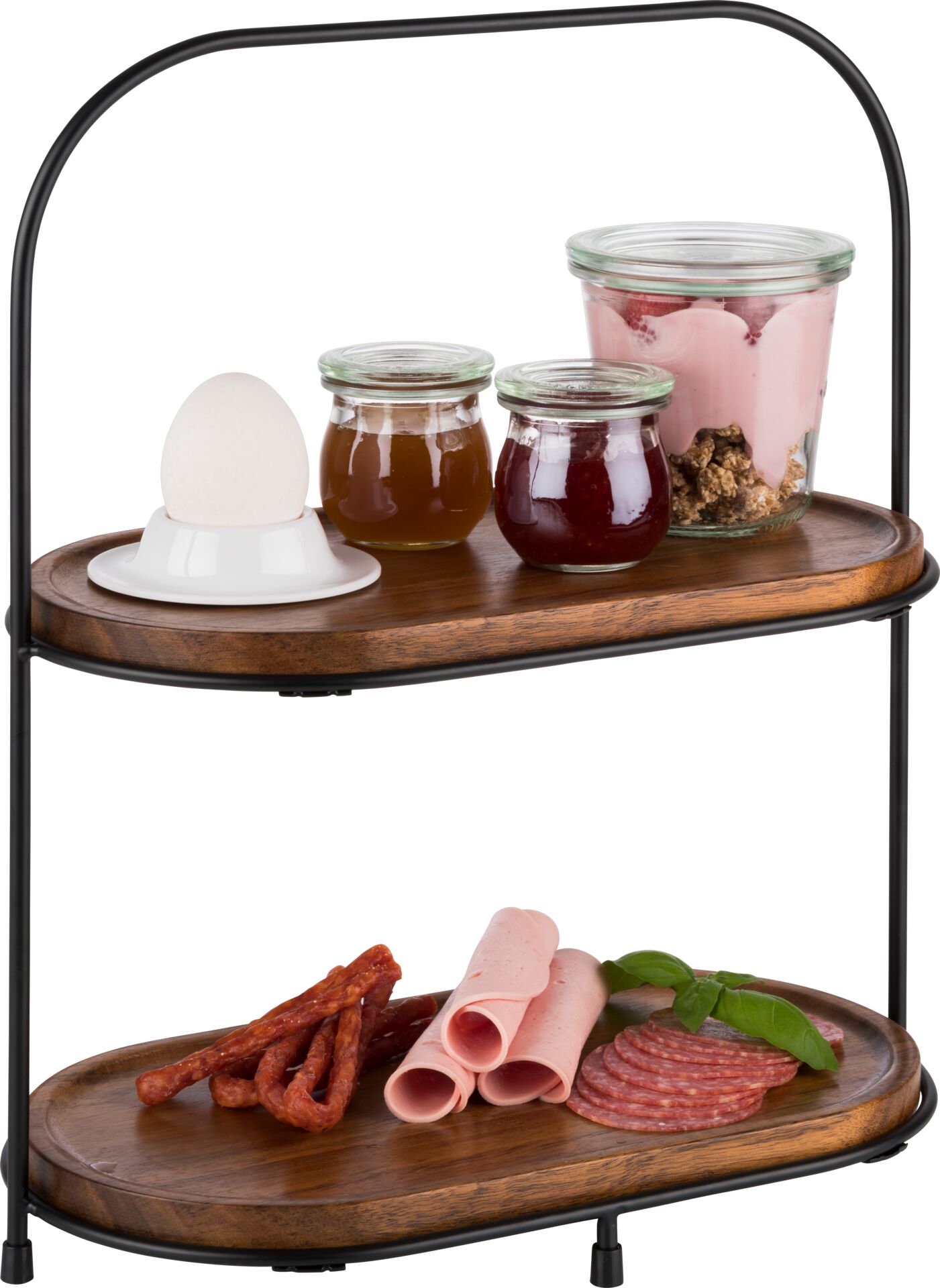 Etagere 2-stufig "All-Rounder", 5-tlg Set