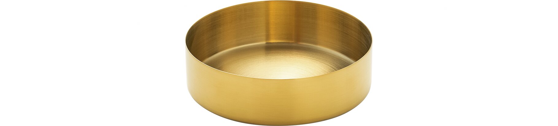 Bowl groß 130 mm / 0,42 l goldfarben Spotlights