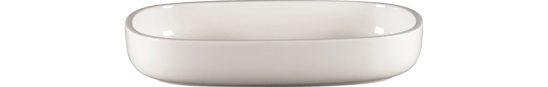 Platte oval tief 260 x 183 mm / 1,12 l weiß Ease Weiß
