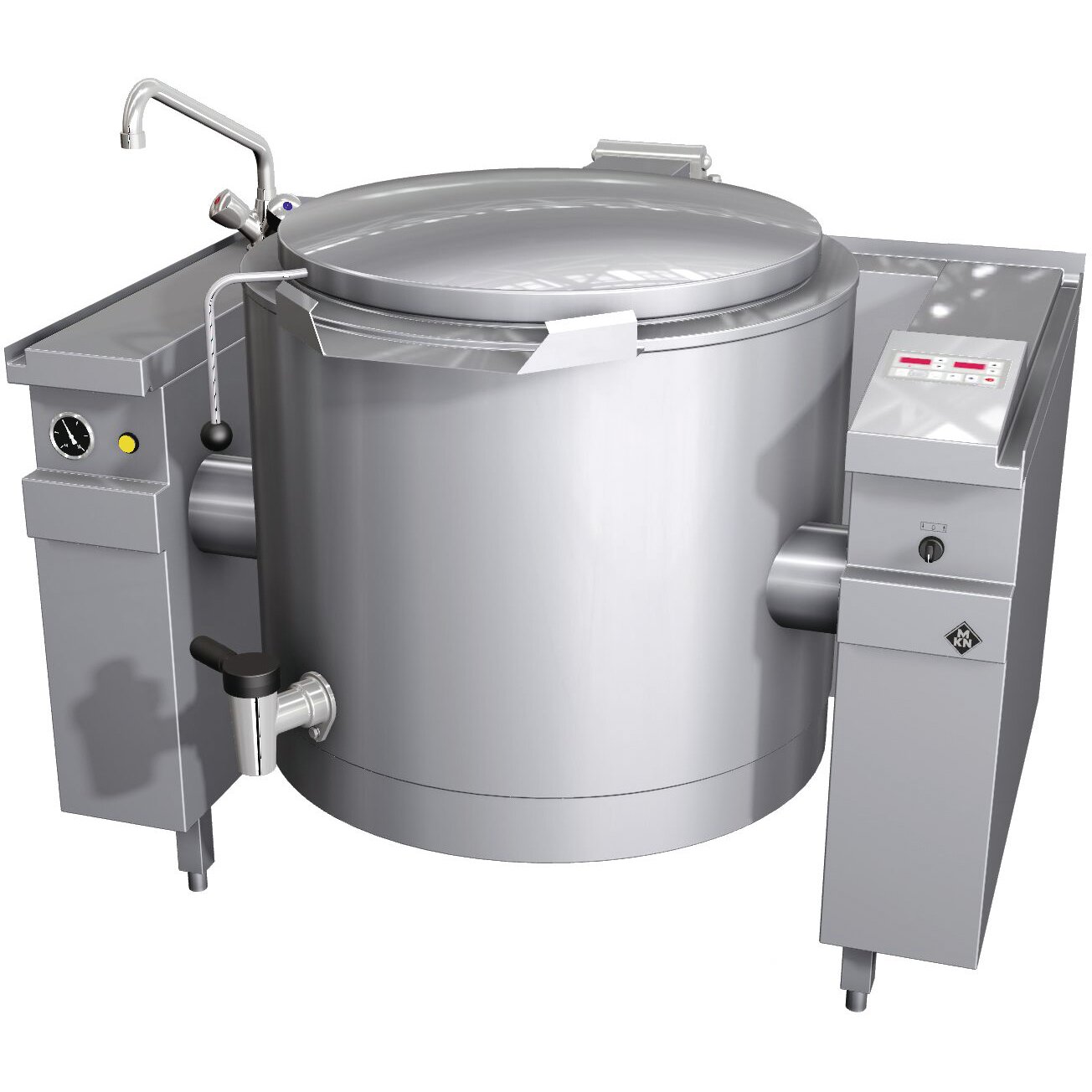 Elektro-Kipp-Schnellkochkessel 150,00 l Motorkippung Vapro + EcoControl