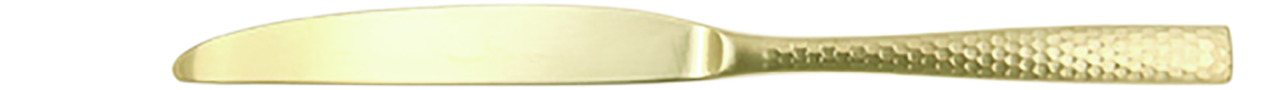 Menümesser Monobloc 251 mm gold matt Lucca Facet gold