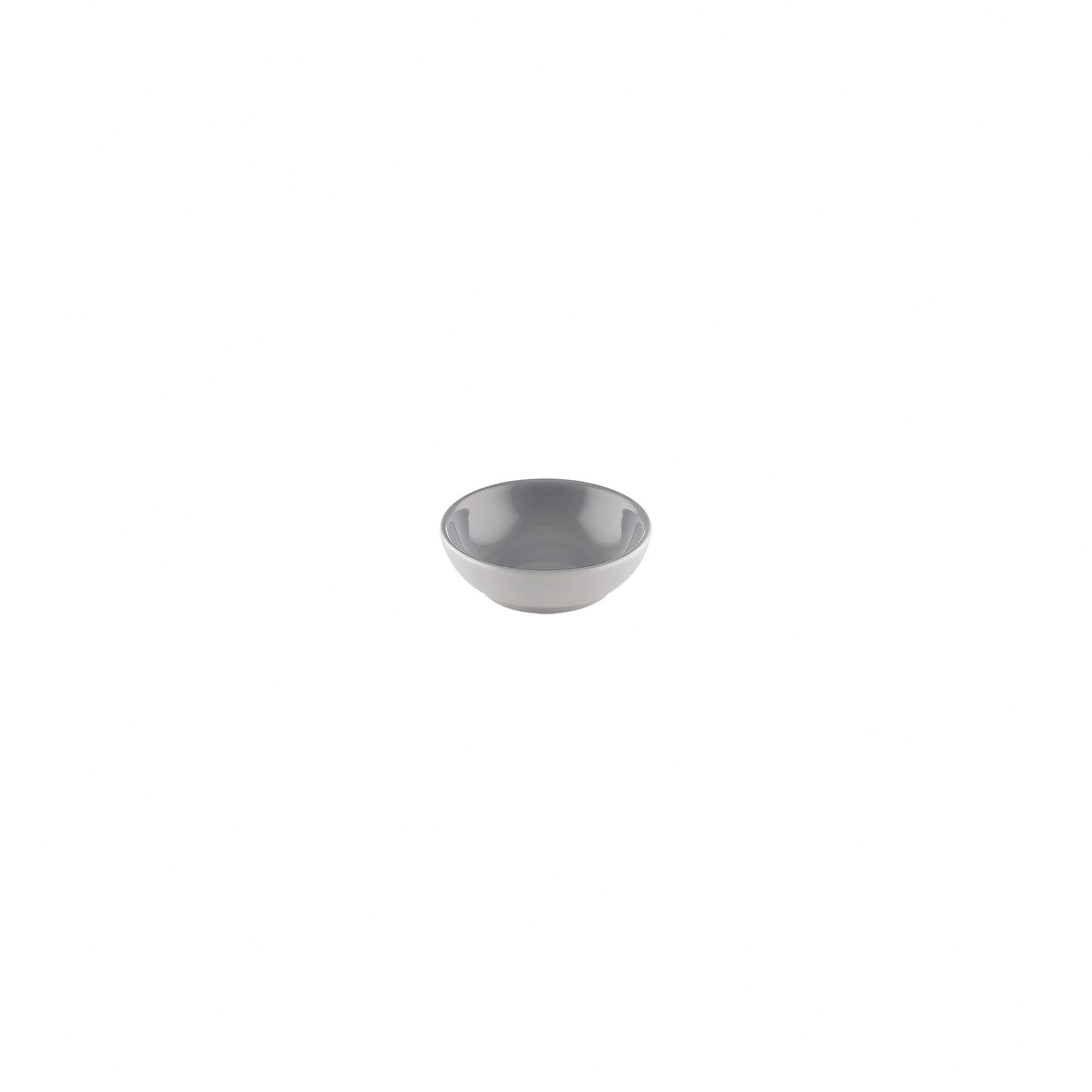 Schälchen rund 82 mm / 0,07 l gray uni