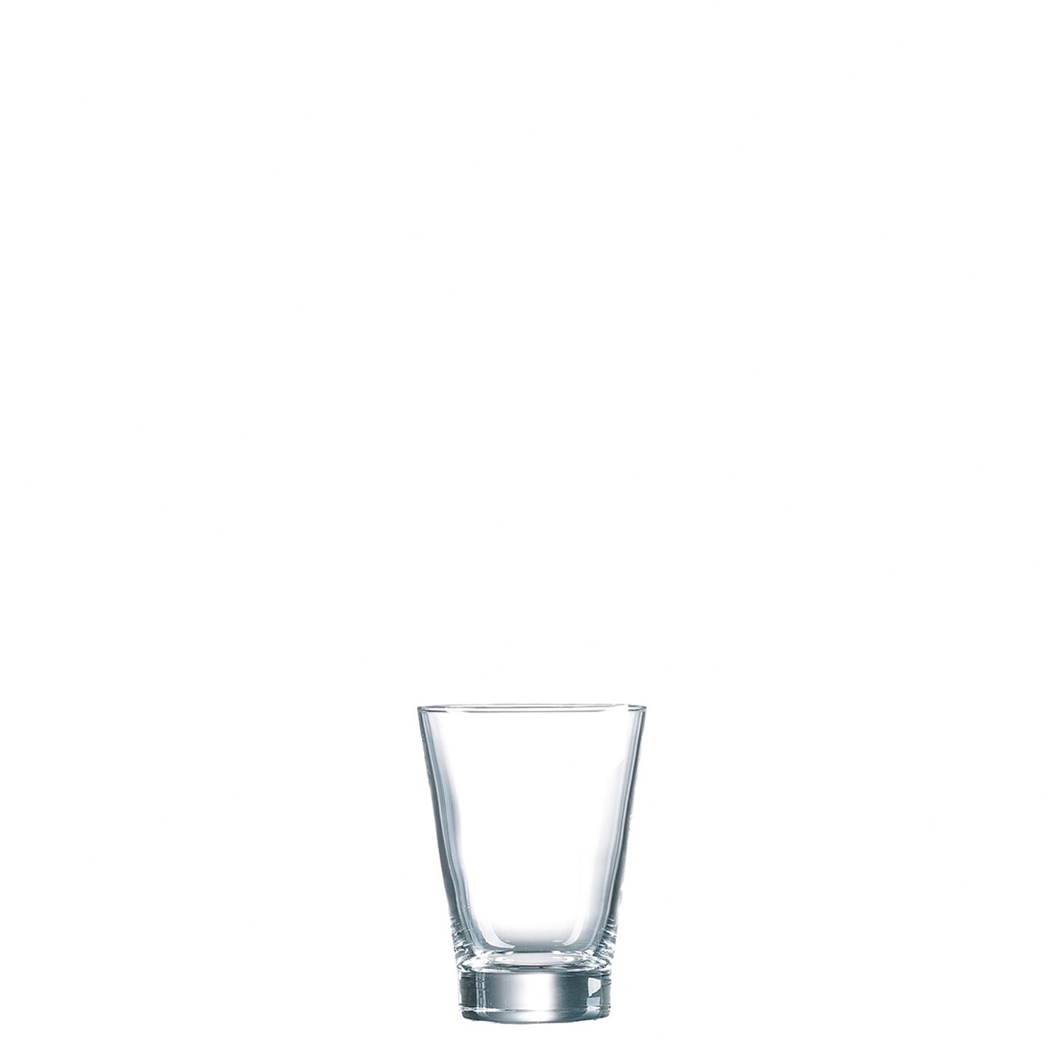 Beistellglas "FH15" 70 mm / 0,15 l transparent