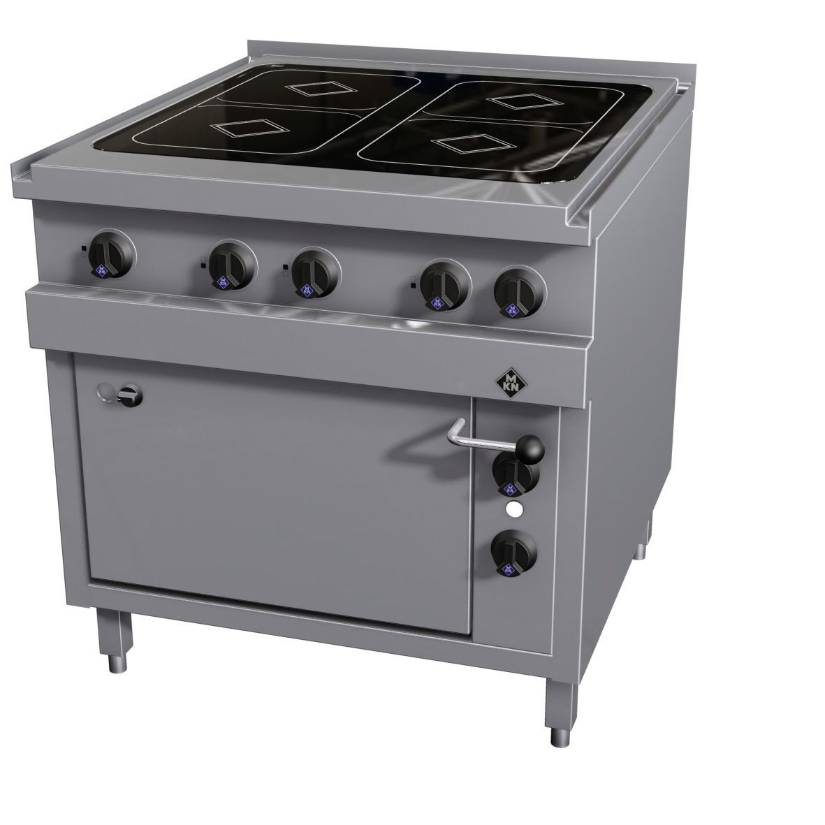 Ceran-Herd 4 Heizzonen mit  GN 2/1 / Vitro 4 / Feld 700 x 690 mm