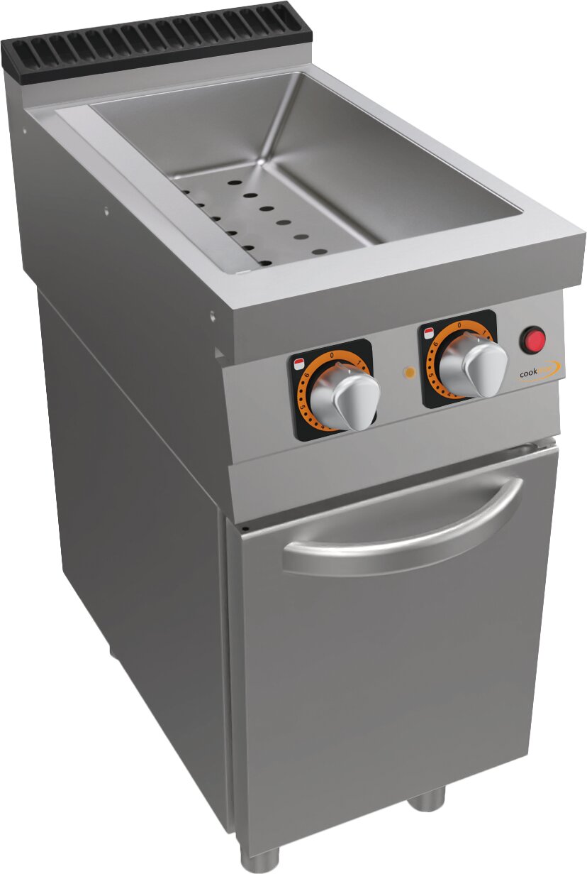 Elektro-Bain-Marie, GN 1/1, H 150 mm, Unterbau mit Tür