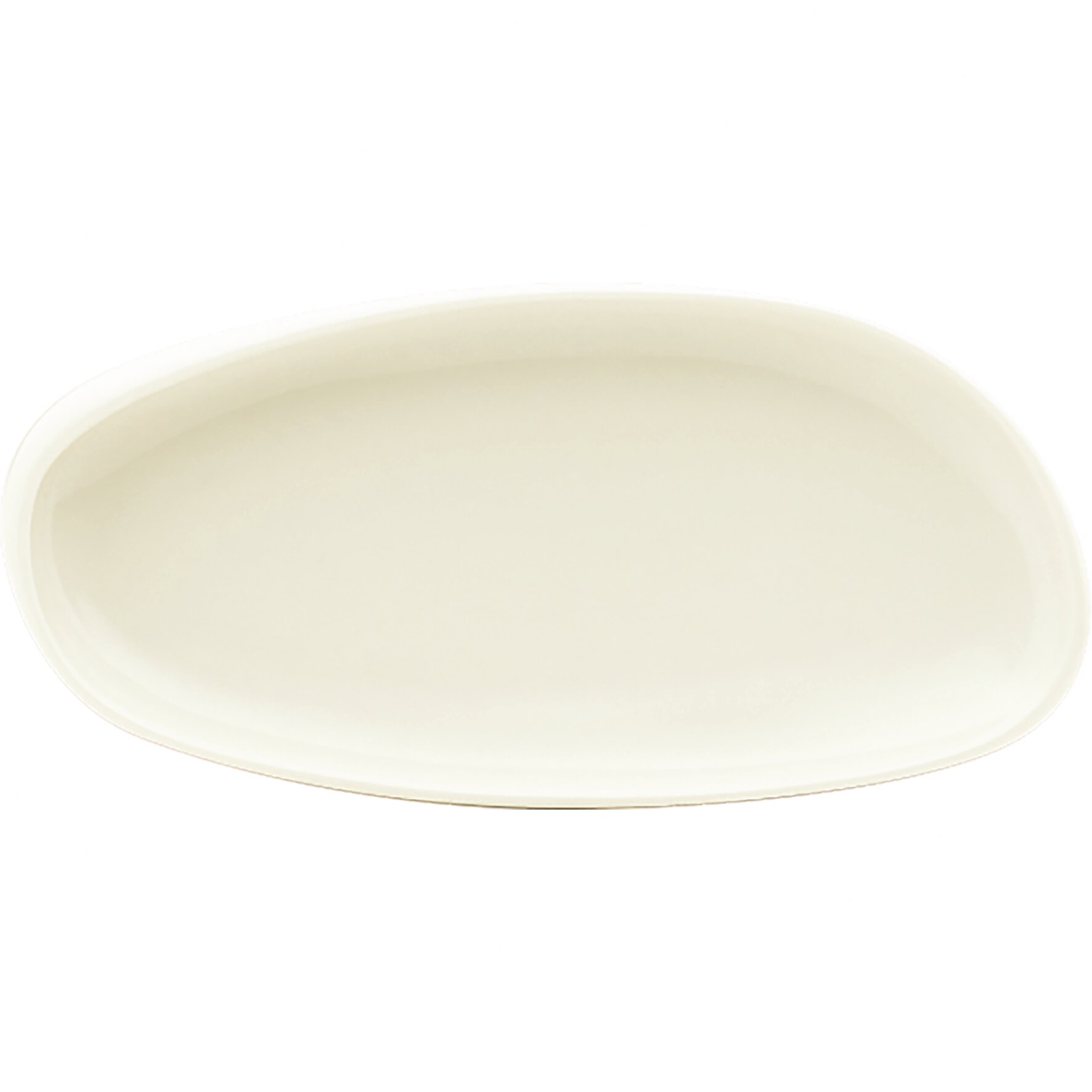 Coupplatte oval 382 x 158 mm