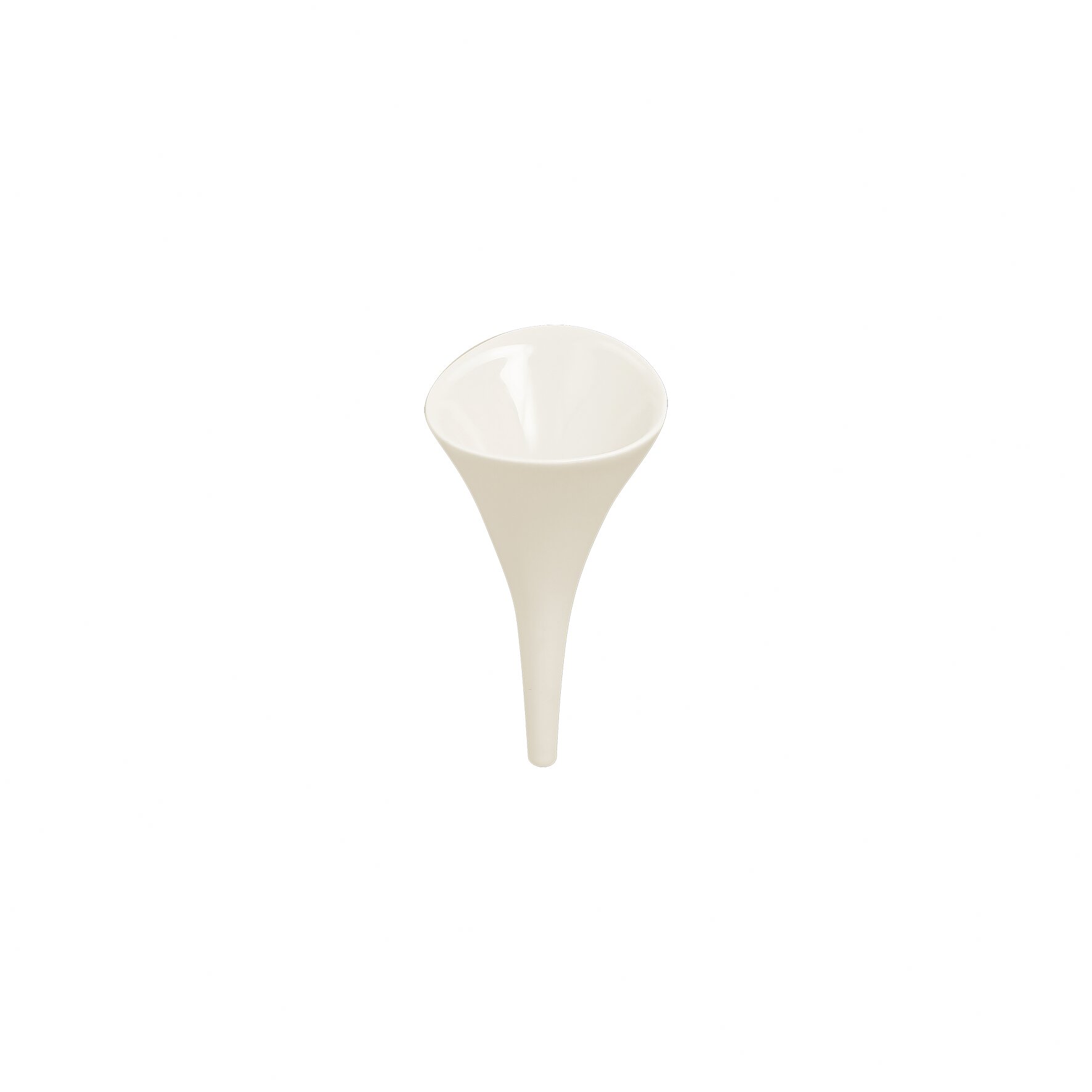 Schale konisch picked 100 mm plain-white
