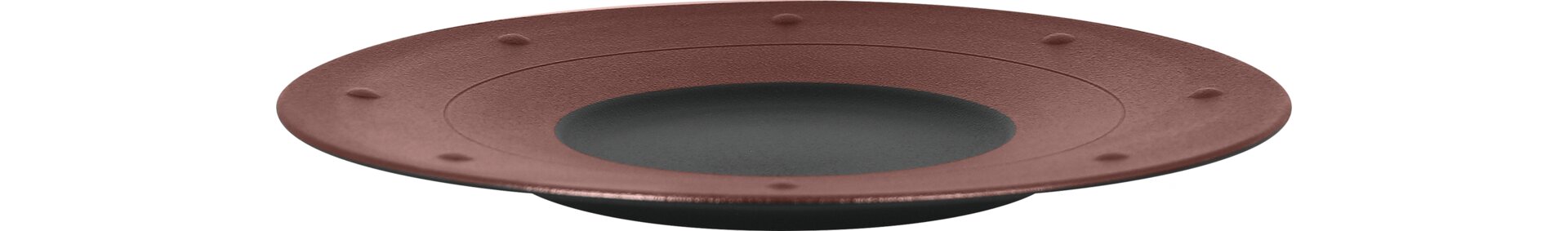 Teller rund 280 mm bronze