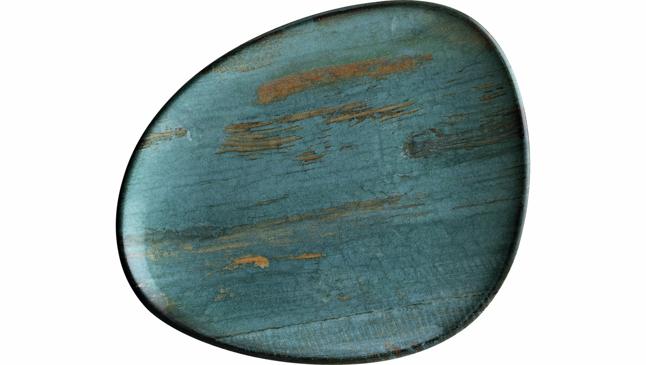Teller flach Vago 240 mm Madera Mint