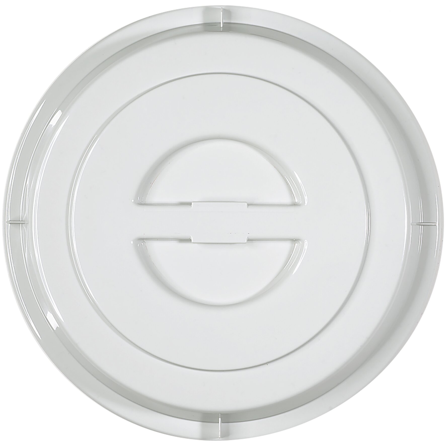 Abdeckhaube 237 mm (160°C) grau für Komfortteller 230 mm Kunststoffdeckel