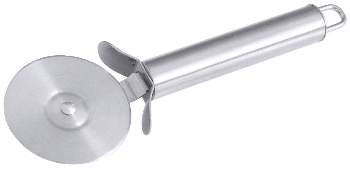 Pizza- / Teigschneider 185 mm Rädchen 57 mm / seidenmatt polierter Griff