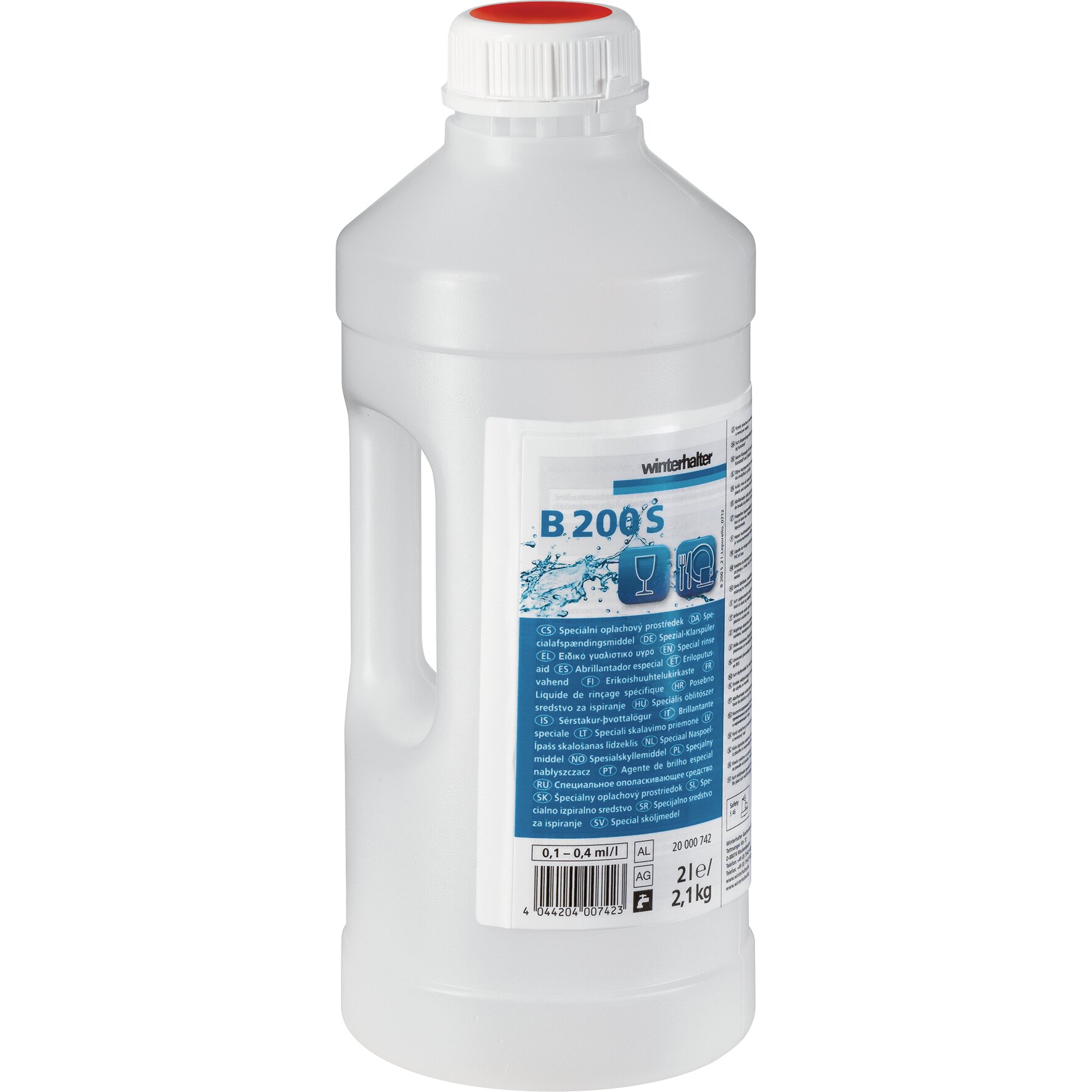 Universalklarspüler B 200 S / 2,00 l Karton je 6 Flaschen