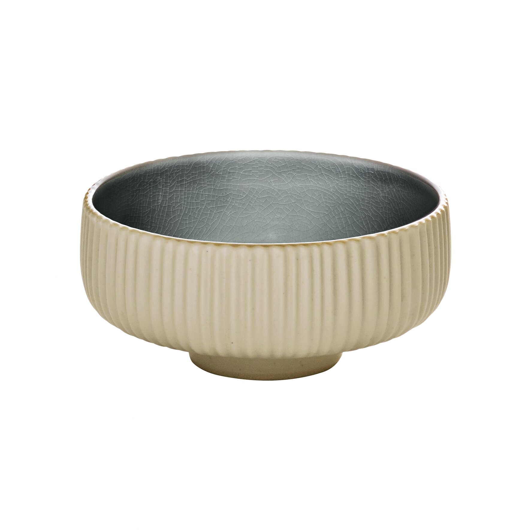 Bowl rund Relief 210 mm / 1,46 l grau Nara grau