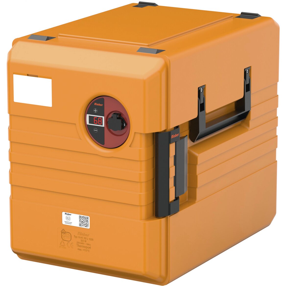 thermoport K 1000 D-FLAT umluftbeheizt orange