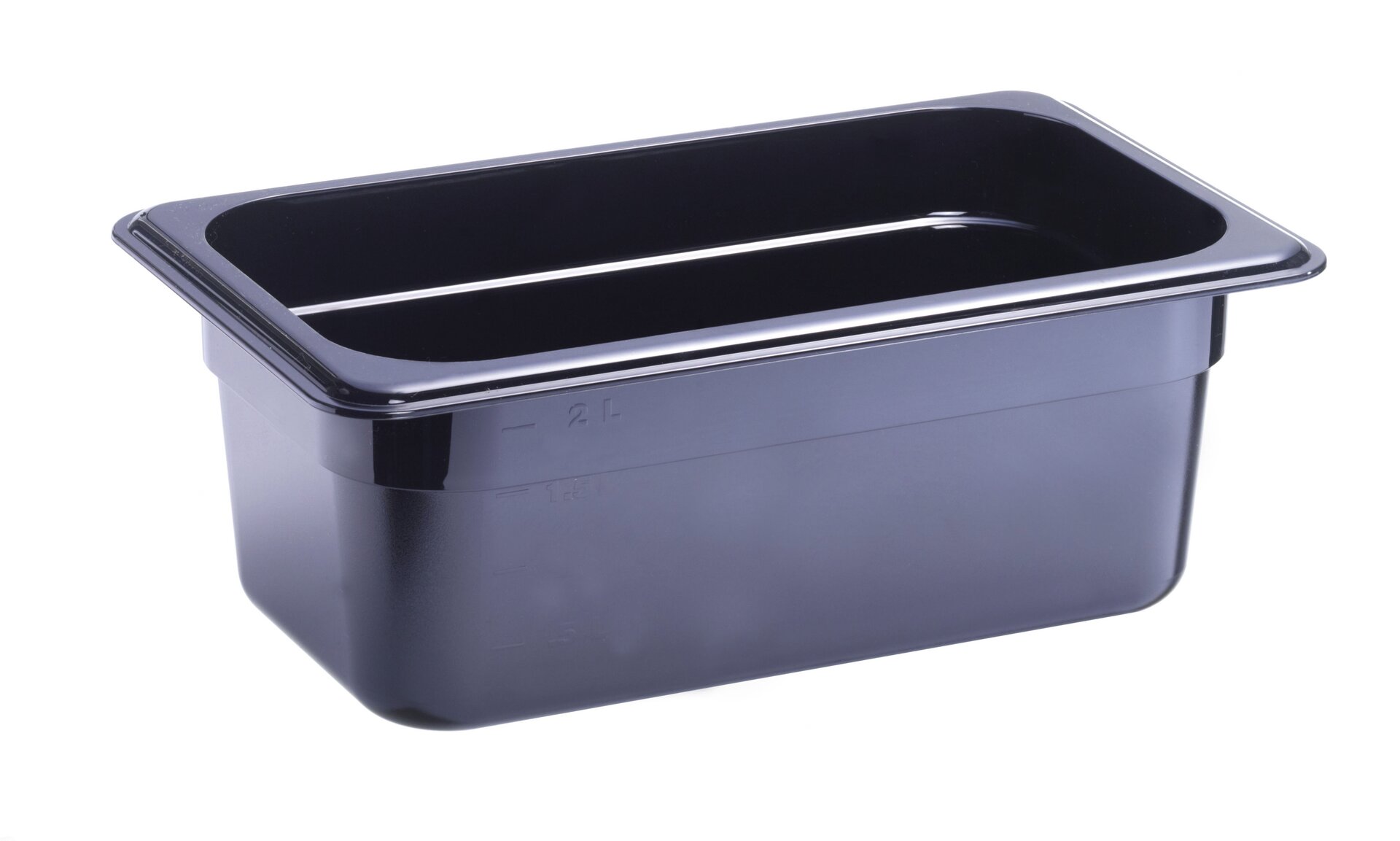 GN-Behälter GN 1/4 265 x 162 x 100 mm Polycarbonat schwarz