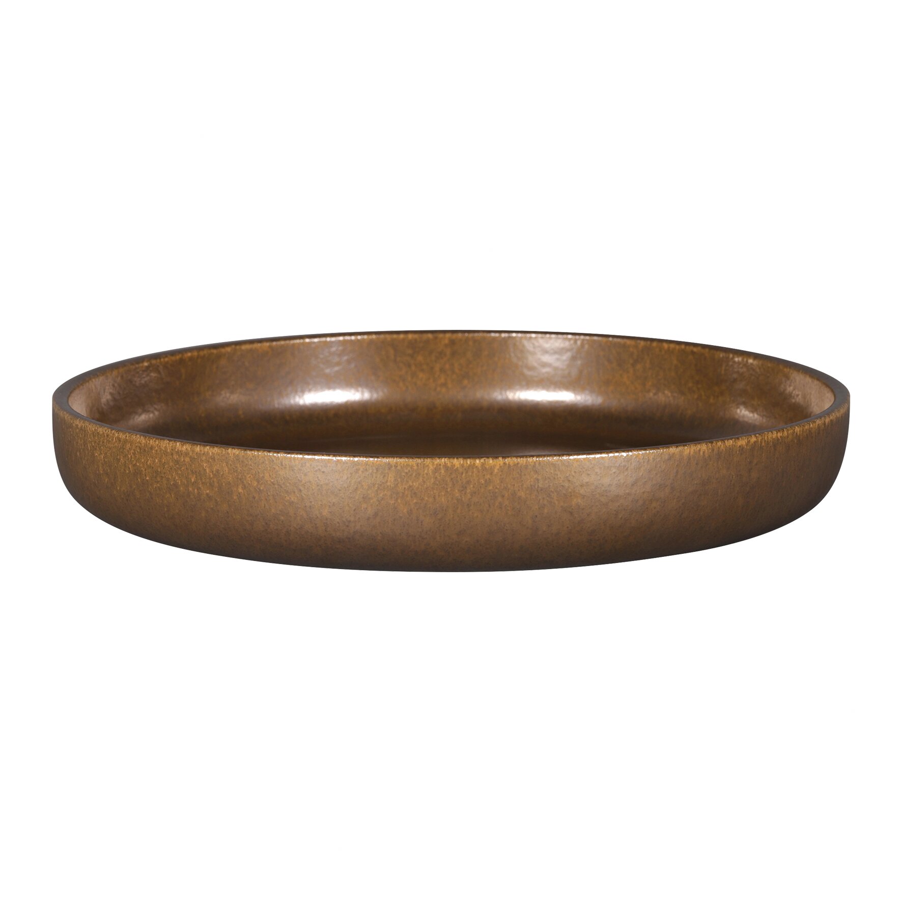 Teller tief rund 297 mm / 2,30 l rust brown Ease Rust Brown