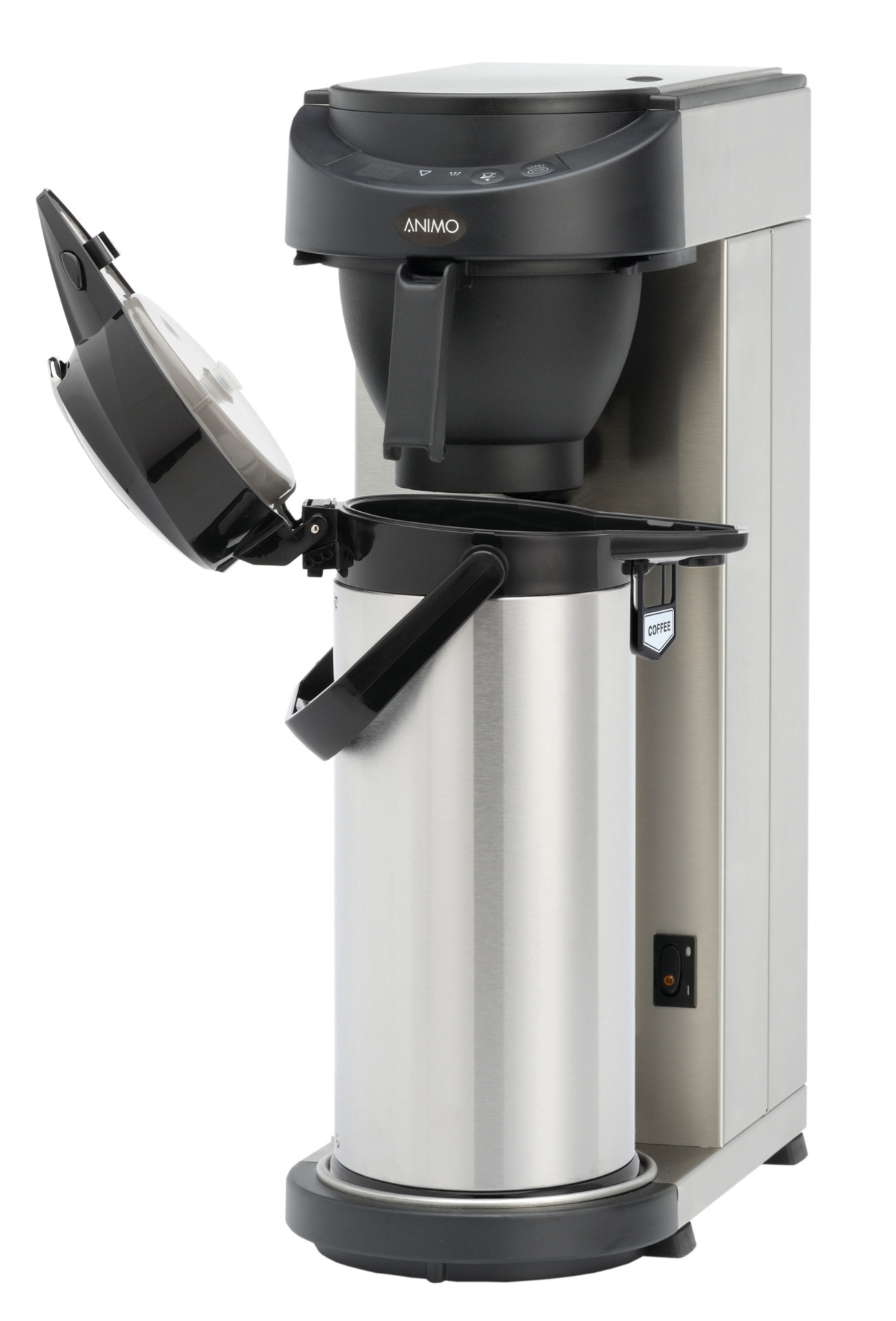 Filterkaffeemaschine 2,10 l schwarz ohne Pumpkanne / mit Wasseranschluss