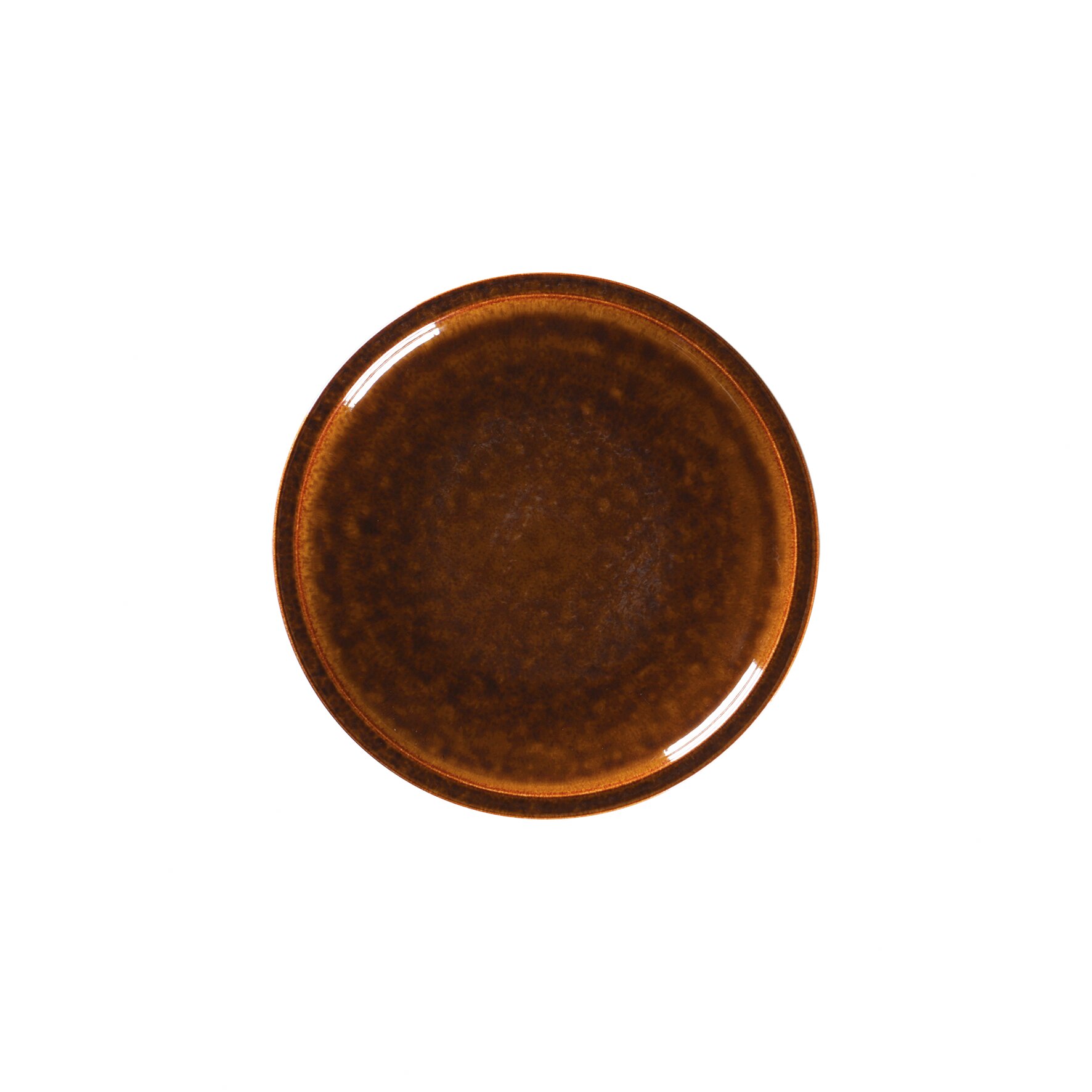 Teller flach coup 204 mm honey brown Ease Honey Brown