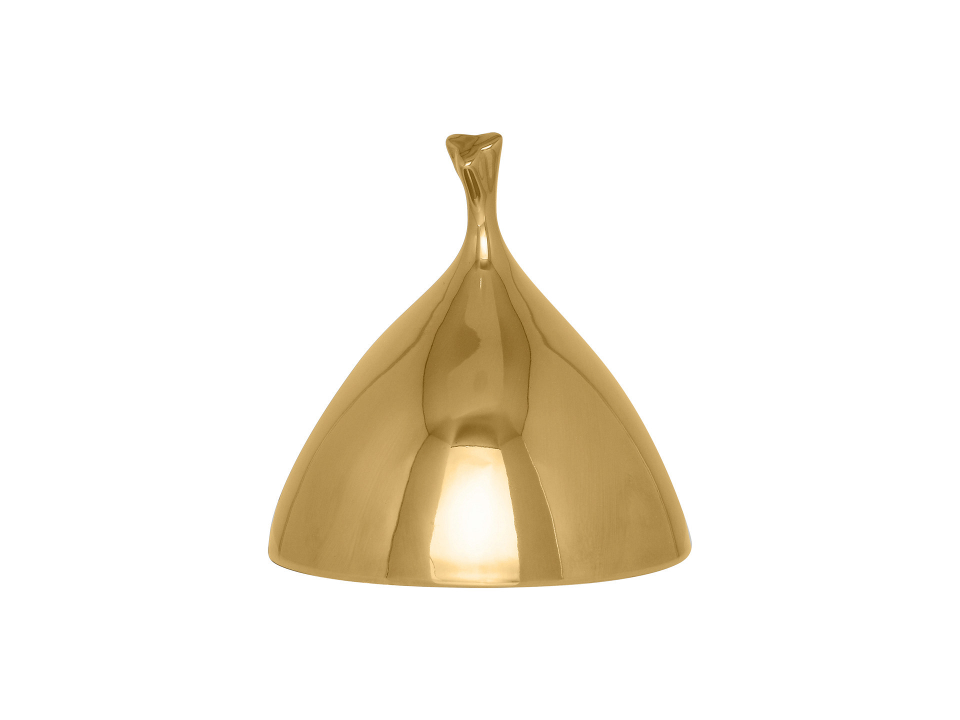 Cloche Clover 180 mm gold Hide