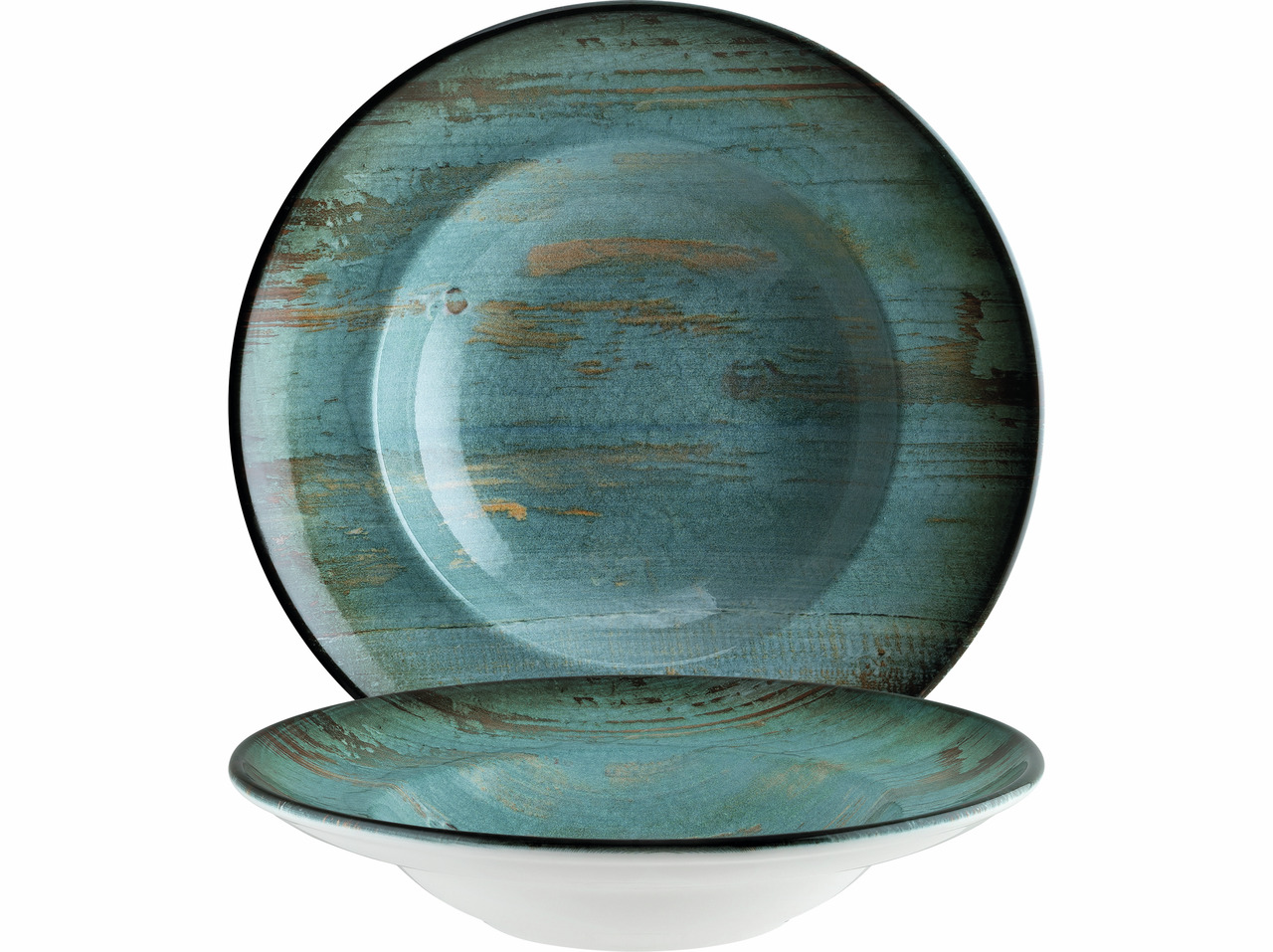Teller tief Gourmet 240 mm Madera Mint