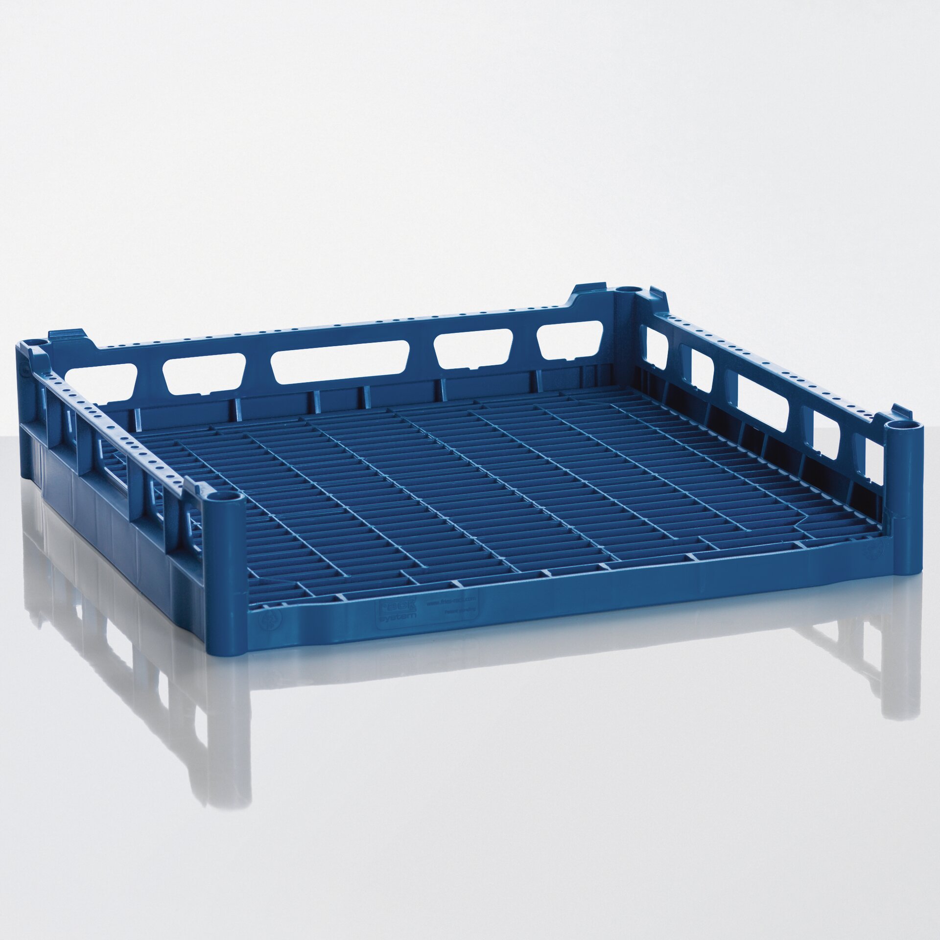 Grundkorb Größe L / eine Seite offen /  Kunststoff / 500 x 500 x 105 mm