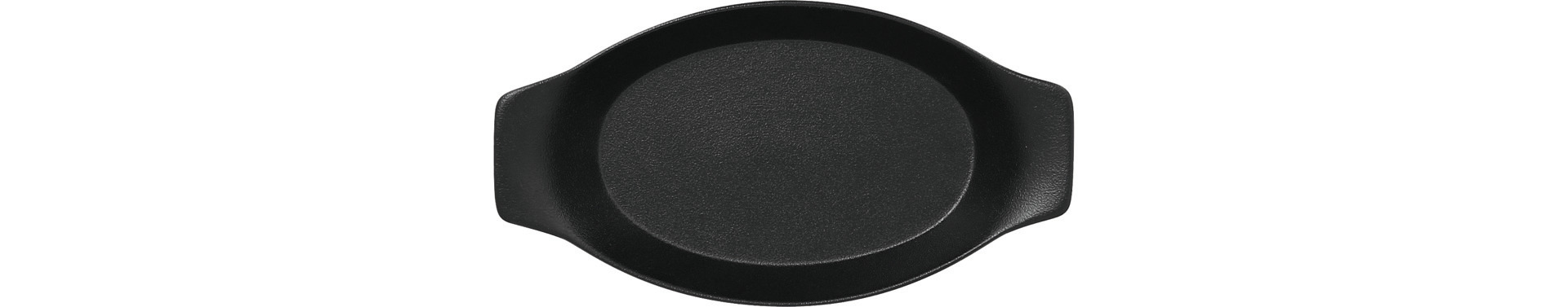 Schale oval mit Griffen 200 x 110 mm / 0,20 l volcano